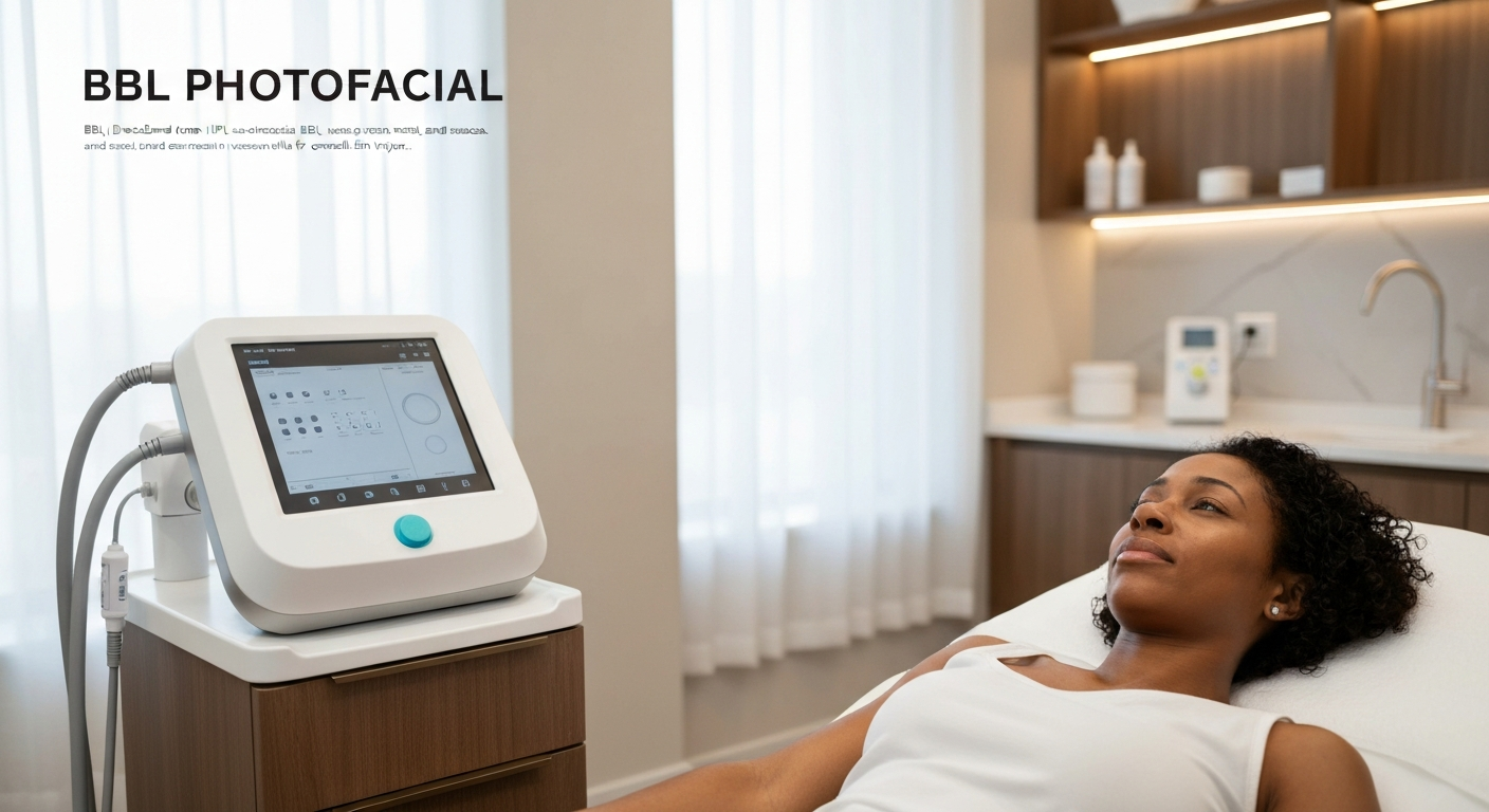 BBL Photofacial treatment at a MedSpa