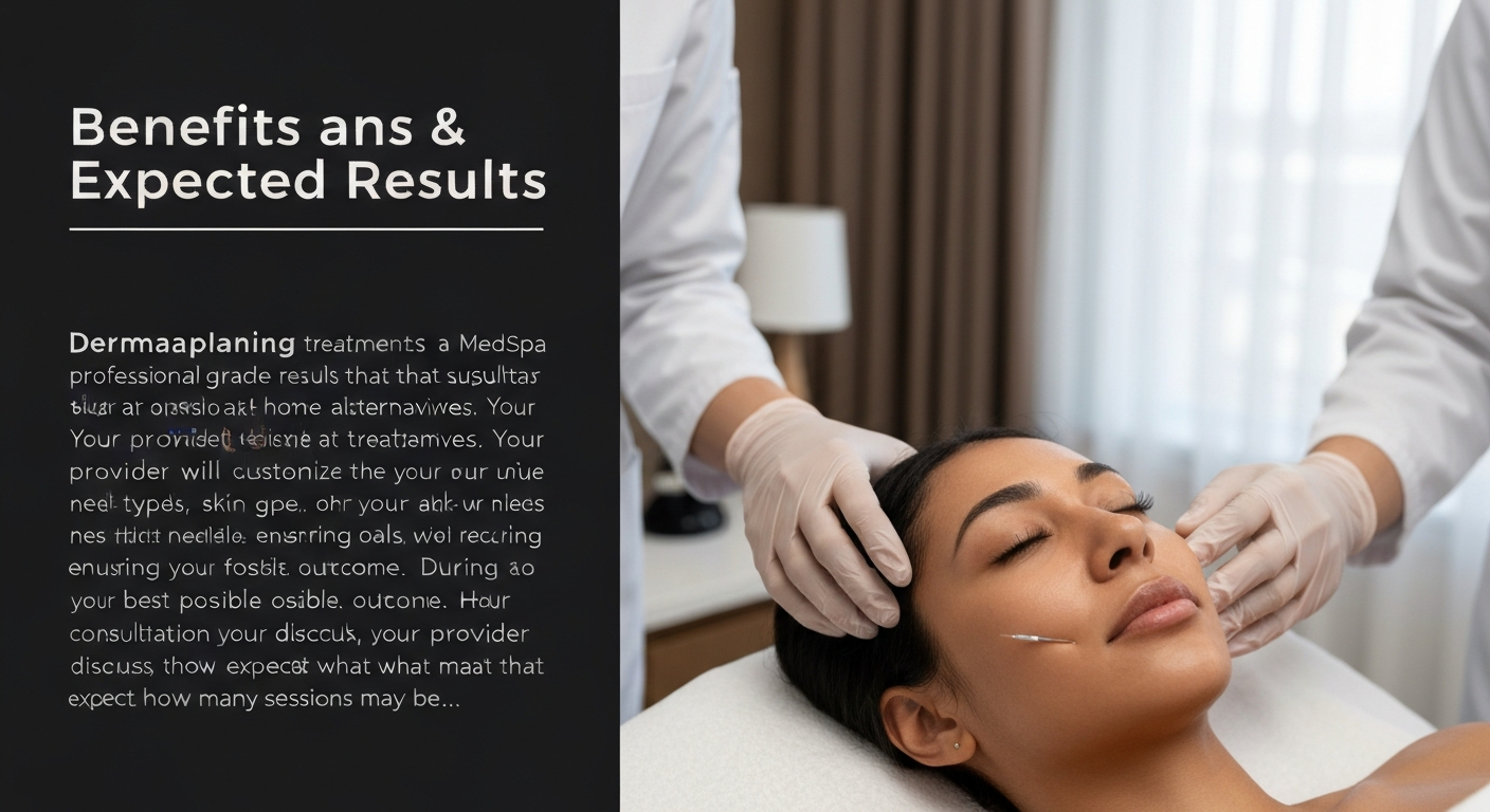 Benefits & Expected Results — Dermaplaning