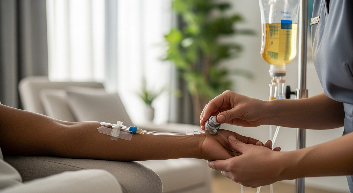 NAD+ Therapy treatment at a MedSpa