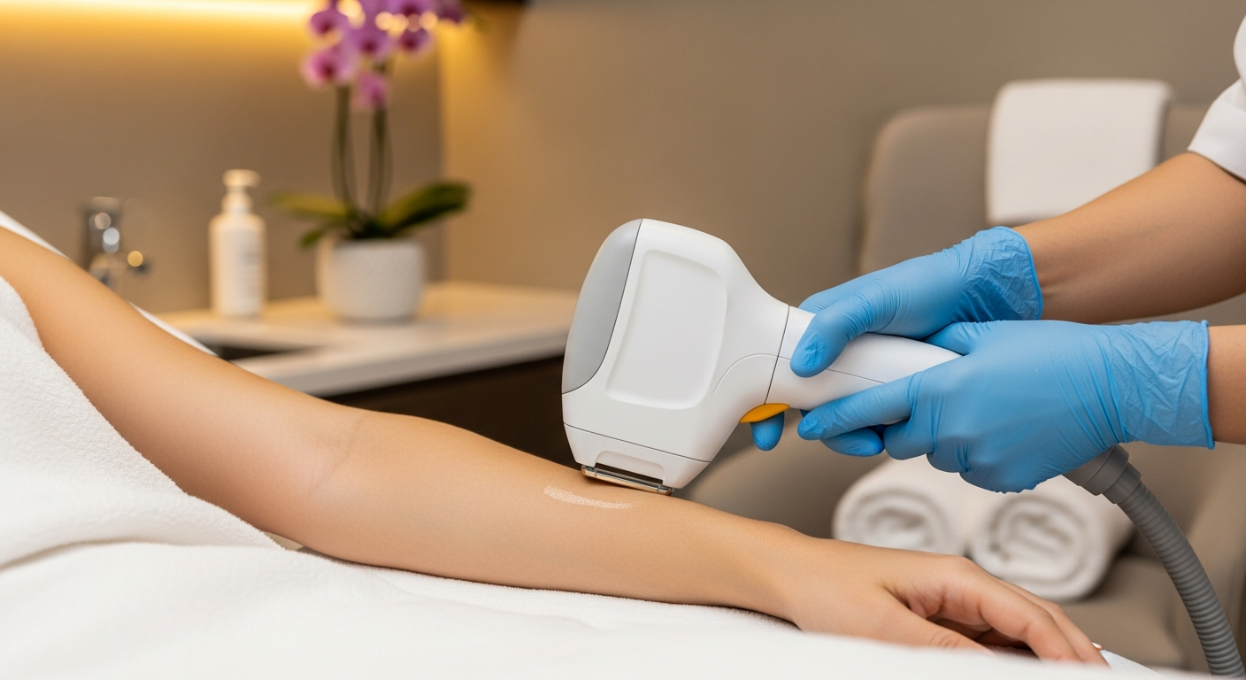 EMSculpt treatment at a MedSpa
