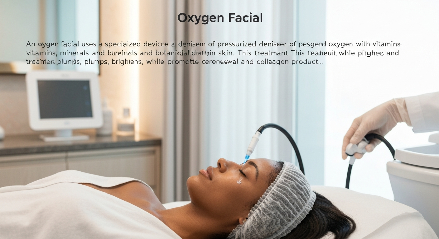 Oxygen Facial treatment at a MedSpa