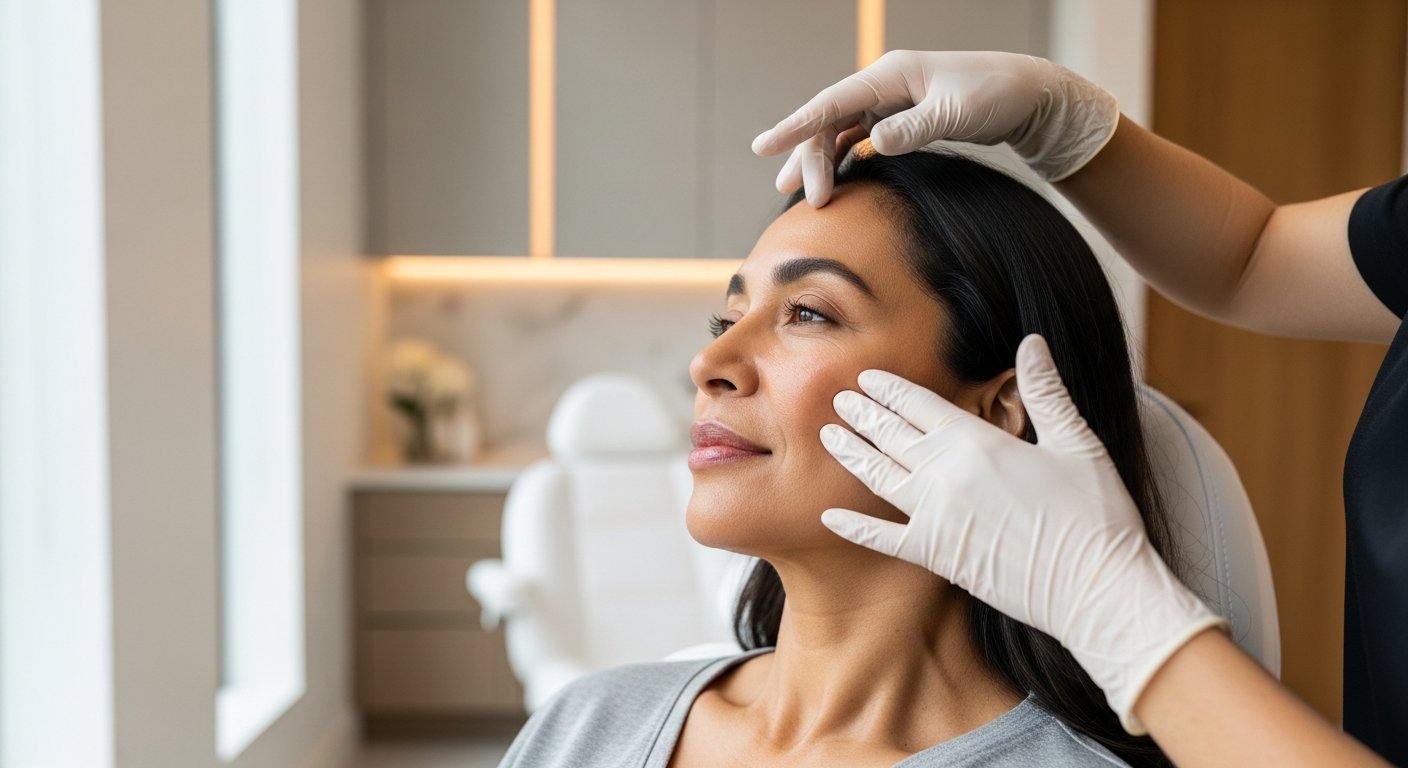 Radiesse treatment at a MedSpa