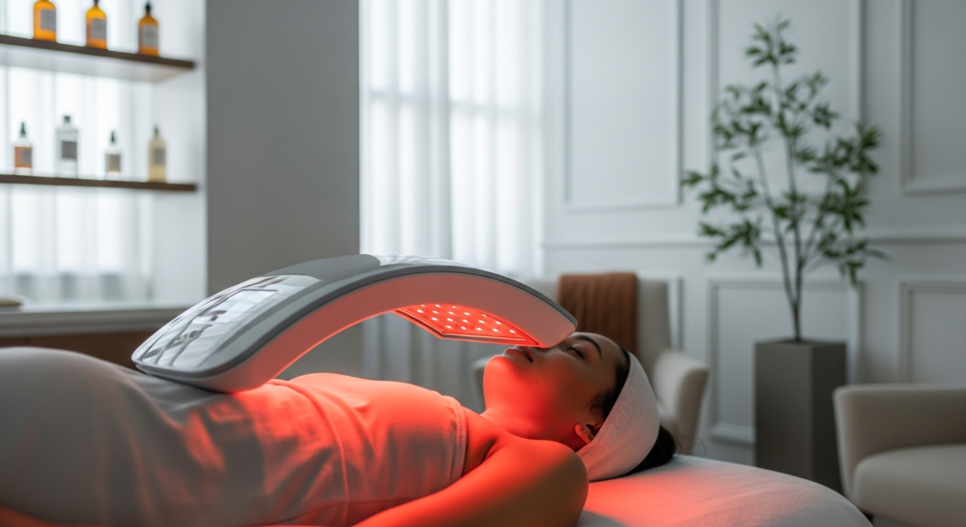 Red Light Therapy treatment at a MedSpa