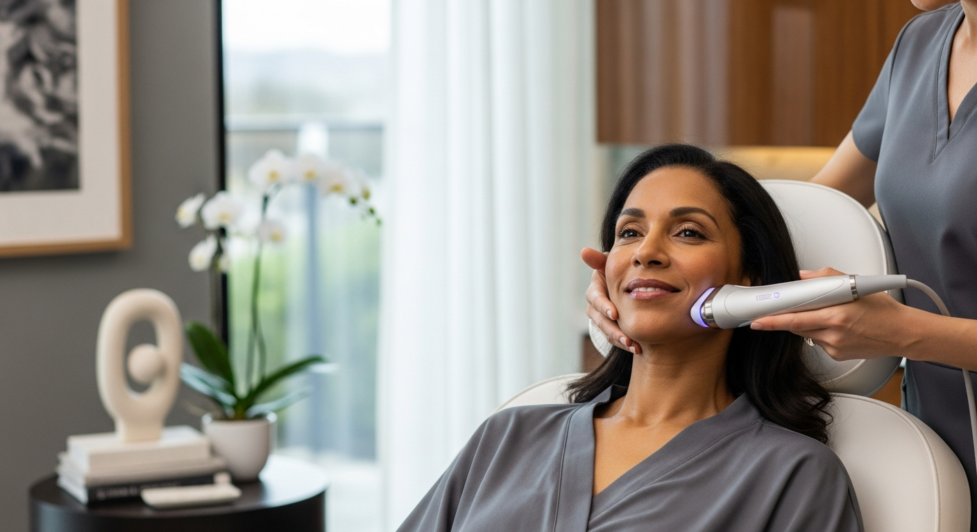 Skin Tightening treatment at a MedSpa